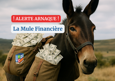 ⚠️ Arnaque à la « mule financière »