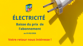 🌿 Baisse du prix de l&rsquo;abonnement de l&rsquo;électricité