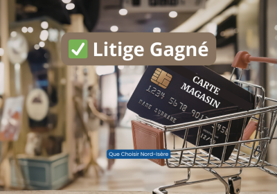 ✅ Litige Gagné : la banque derrière la carte de crédit d&rsquo;un magasin
